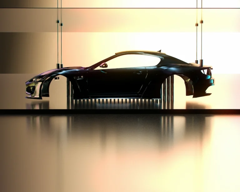 Chassi de carro preto